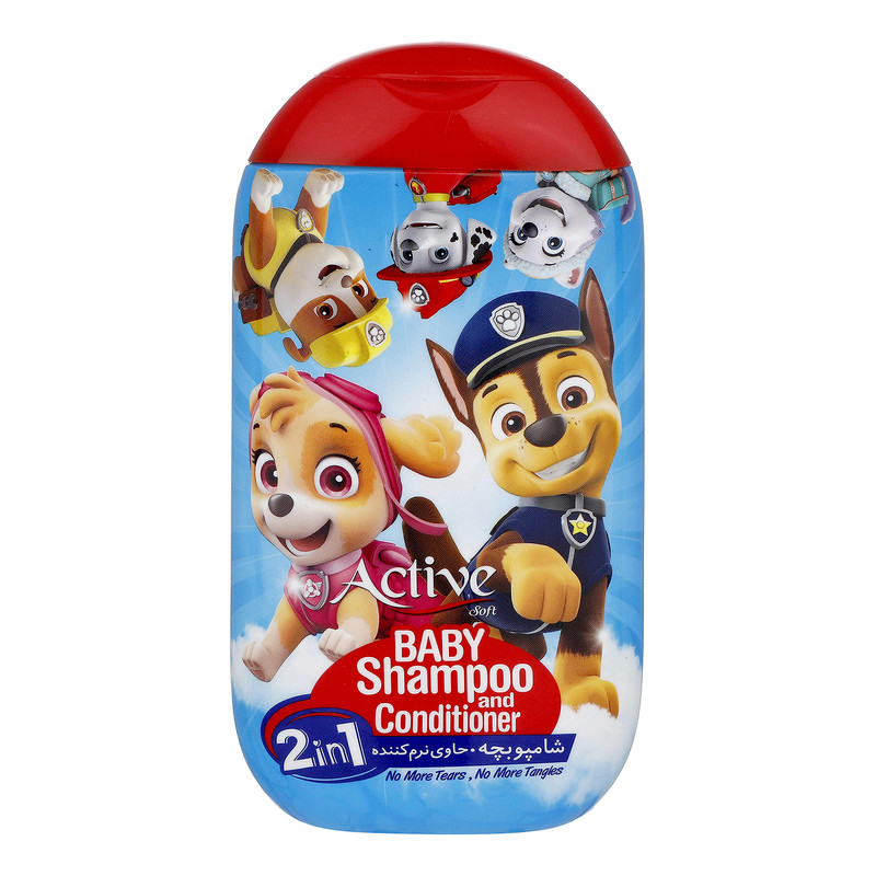 شامپو بچه و نرم کننده اکتیو مدل 2in1 - وزن 280 گرم
