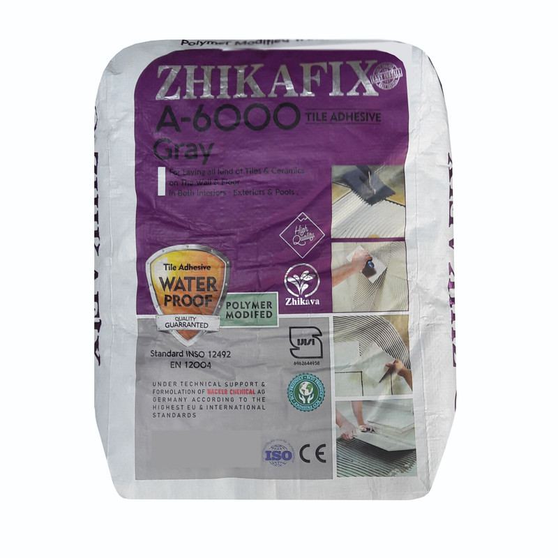 خرید و قیمت چسب کاشی ژیکاوا مدل 6000 وزن 20 کیلوگرم