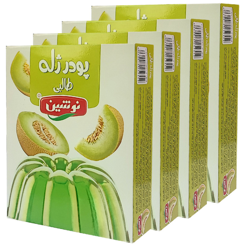 پودر ژله طالبی نوشین - 100 گرم مجموعه 4 عددی