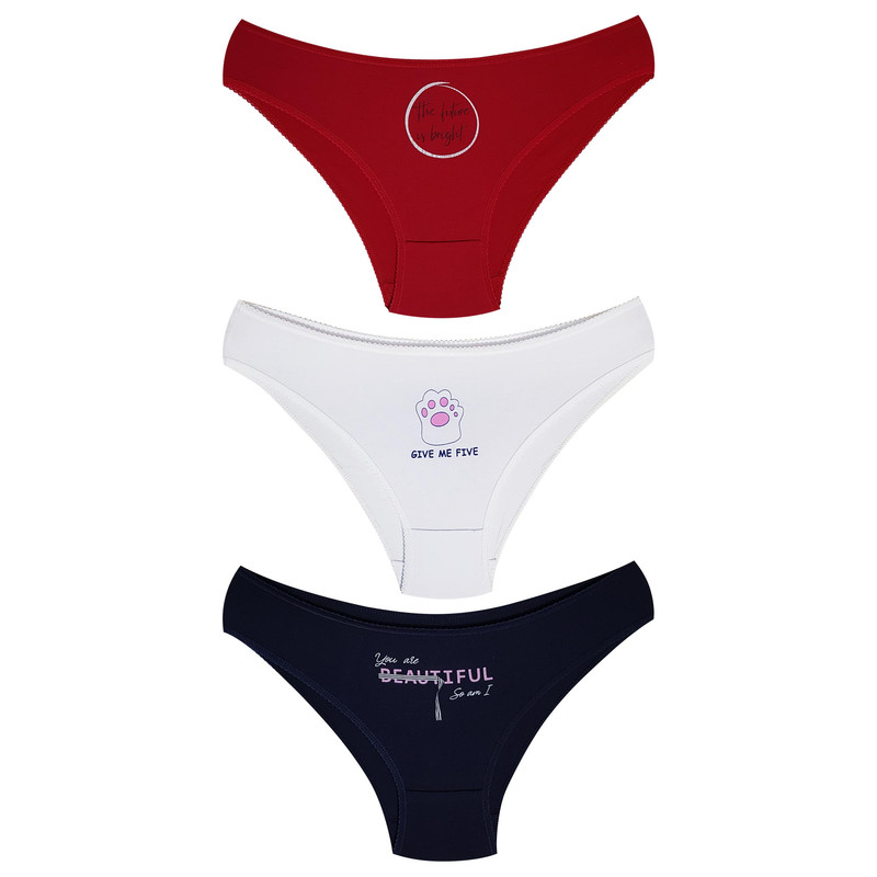 شورت زنانه کوزا مدل نخی کد 4774 بسته 3 عددی