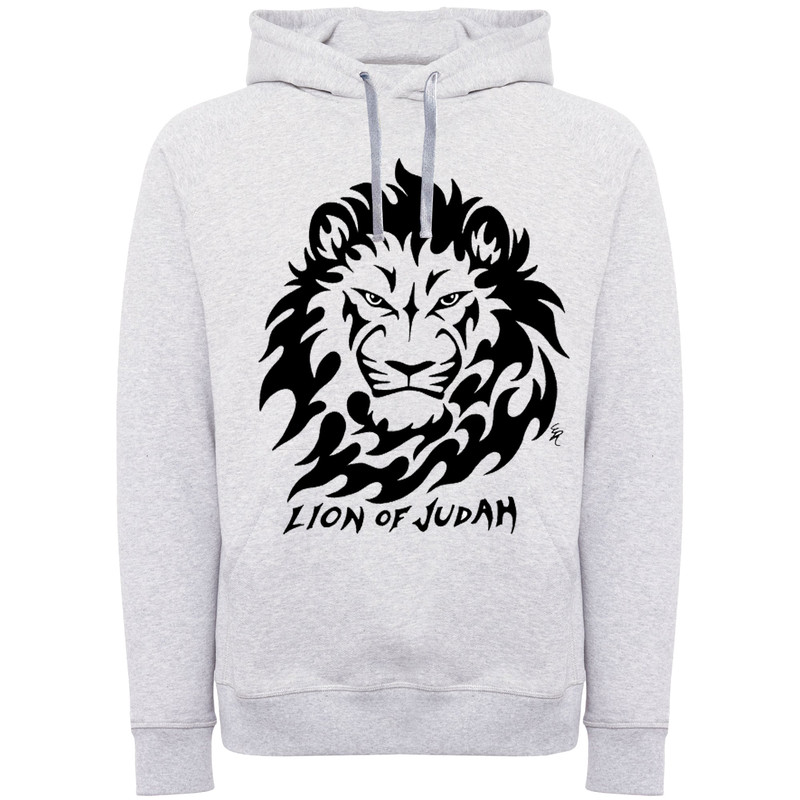 هودی مردانه طرح lion of jodah کد W25