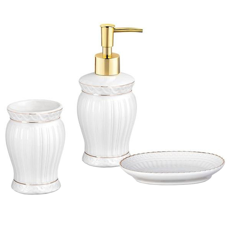 خرید و قیمت ست سرویس بهداشتی 3 پارچه مادام کوکو مدل Angilia