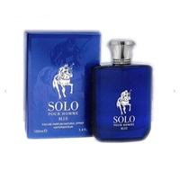 عطر ادکلن مردانه رالف لورن پولو آبی فرگرانس سولو بلو (Fragrance World Polo Blue)