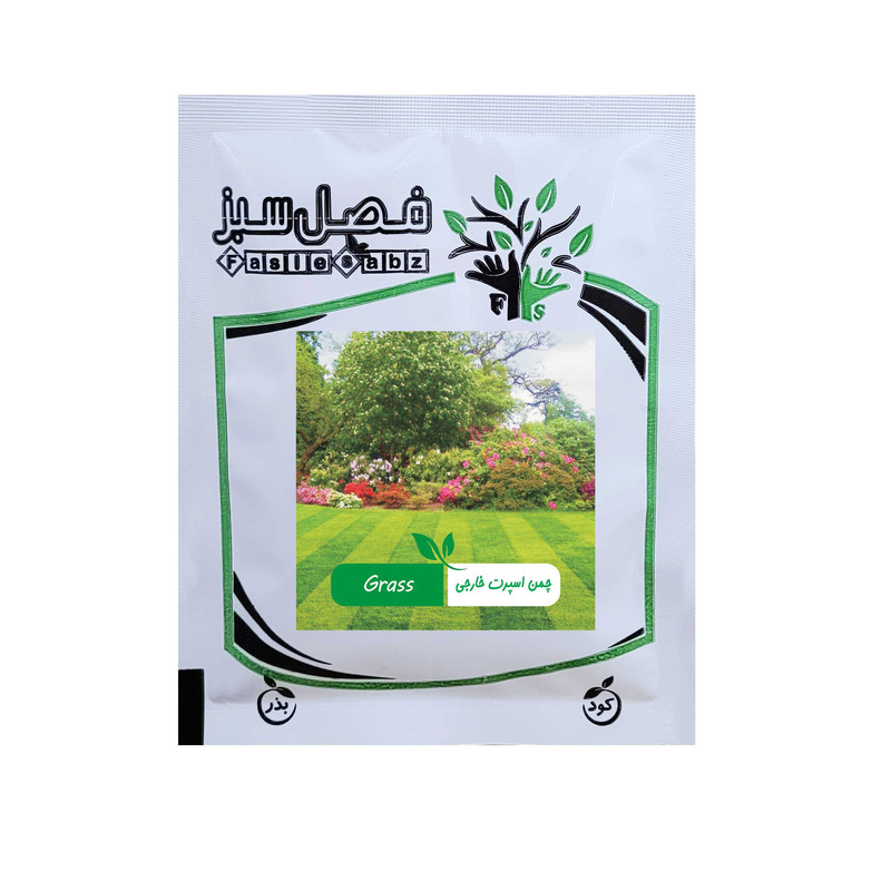 بذر چمن اسپرت هلندی فصل سبز کد SEED-100g-13