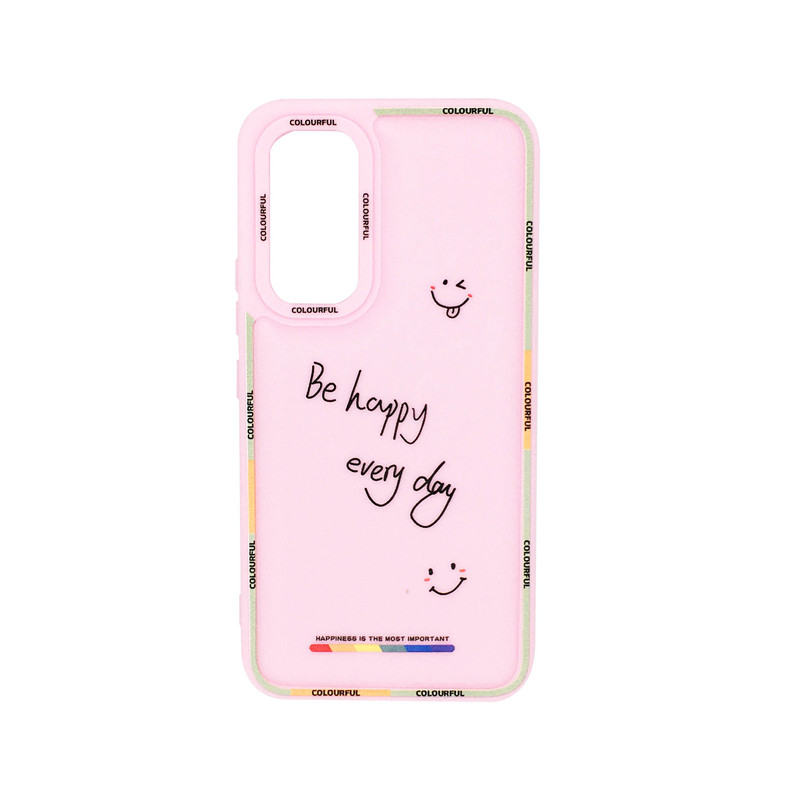 خرید و قیمت کاور مدل کالرفول طرح Happy مناسب برای گوشی موبایل سامسونگ Galaxy A15