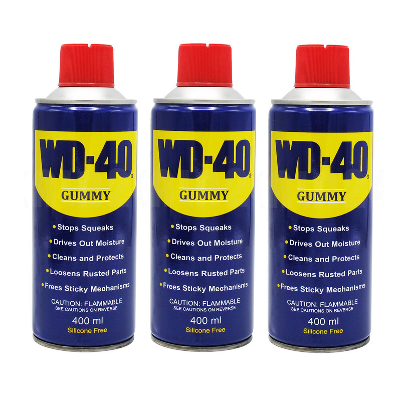 خرید و قیمت اسپری روان کننده گامی مدلWD-40 حجم 400 میلی لیتر بسته سه عددی