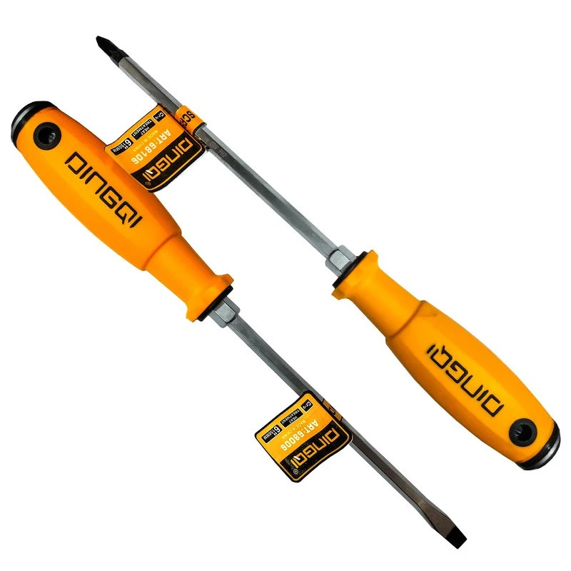 پیچ گوشتی دو سو و چهارسو دینگشی مدل ضربه خور کد ART-68 بسته 2 عددی