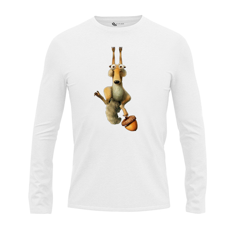 تی شرت آستین بلند مردانه مدل اسکرات