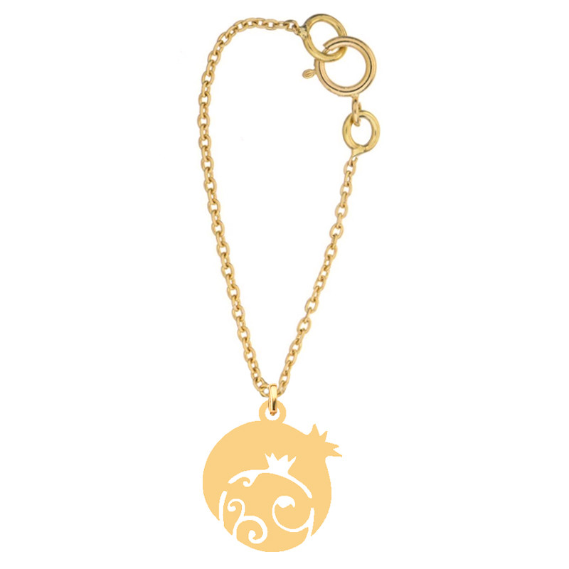 آویز ساعت طلا 18 عیار زنانه کرابو طرح انار مدل Kr9017