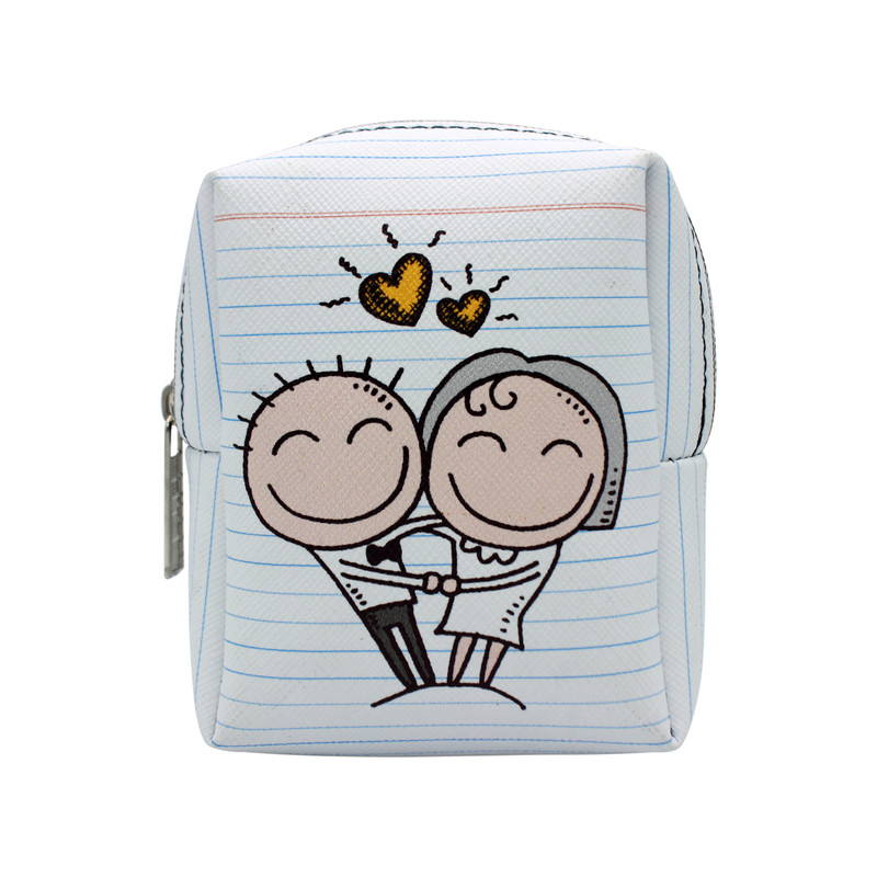 کیف لوازم آرایش دخترانه مدل عشق کد A294