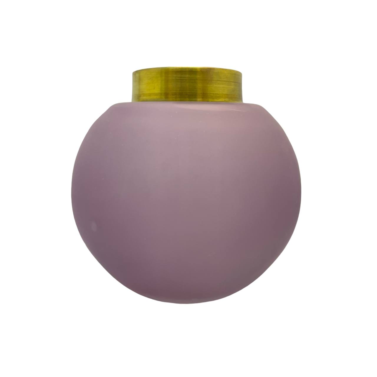 گلدان دکوری مدل طوقه برنجی