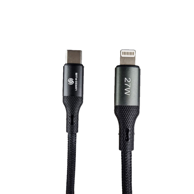 کابل تبدیل USB-C به لایتنینگ لورزو پلاس مدل C50 طول 1.2 متر
