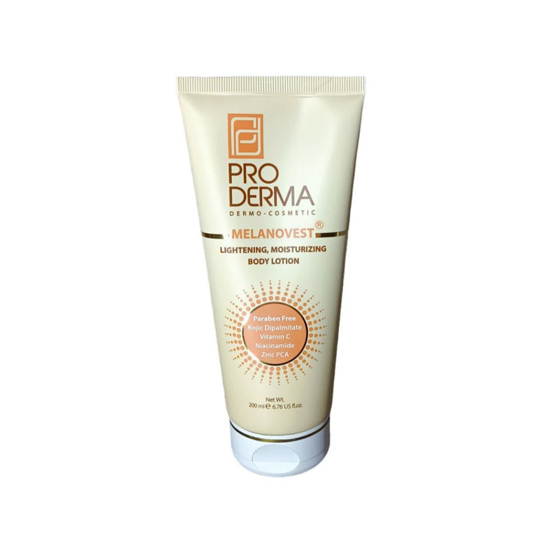 لوسیون بدن پرودرما مدل ملانووست حجم 200 میلی لیتر