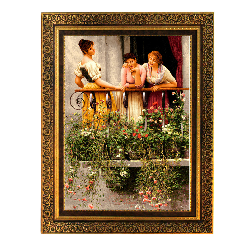 تابلو مخمل طرح فرانسوی کد DM814