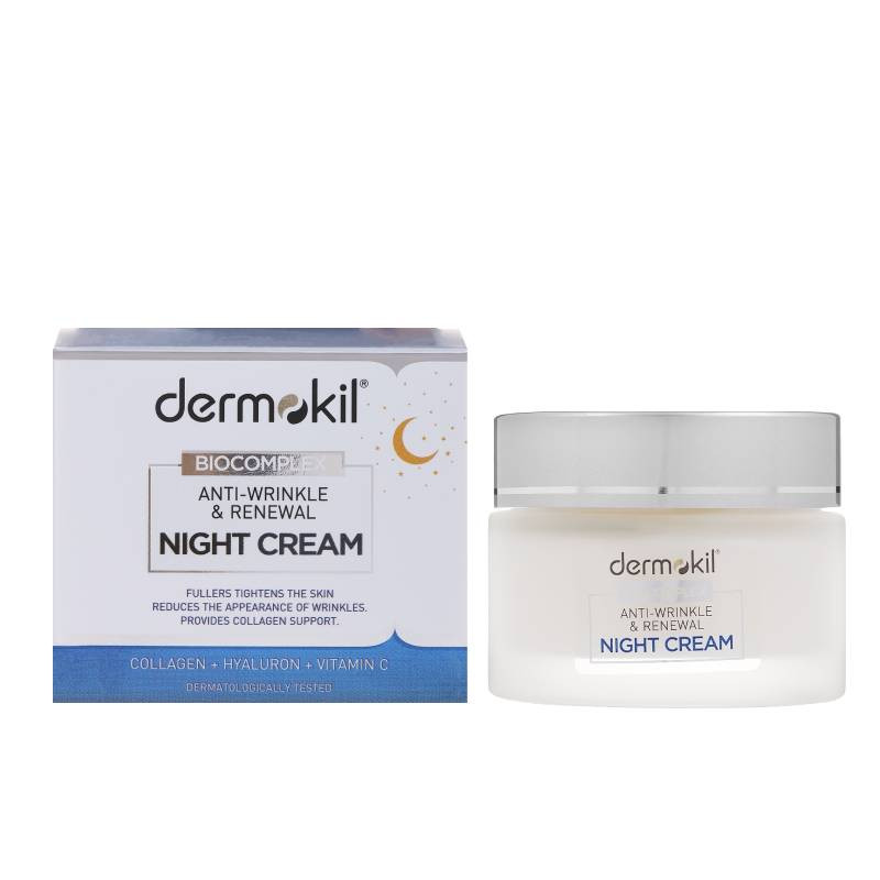 خرید و قیمت کرم ضد چروک شب درموکیل مدل Biocomplex حجم 50 میلی لیتر