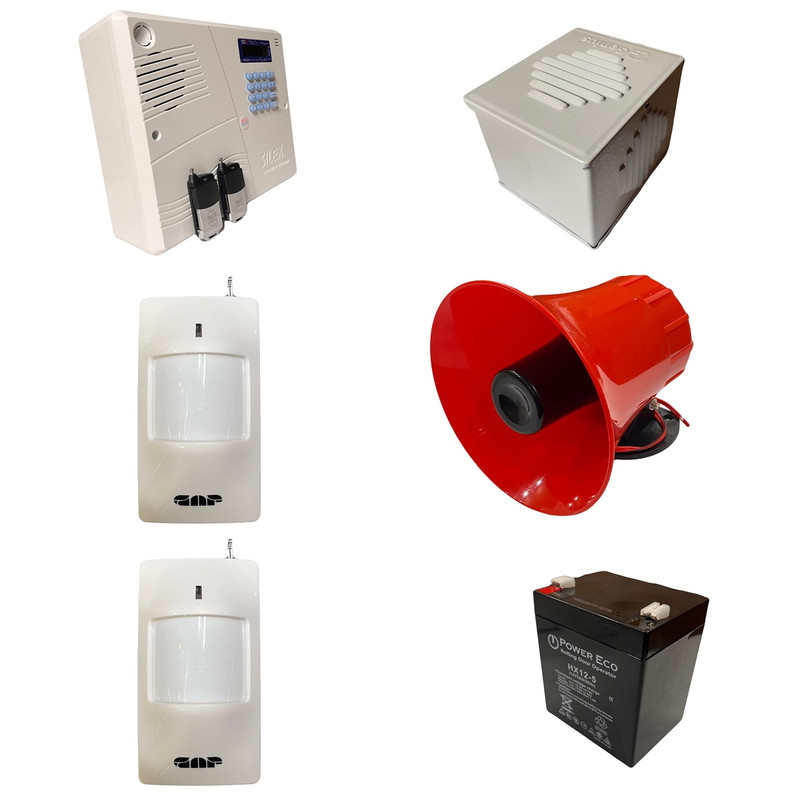 خرید و قیمت سیستم امنیتی دزدگیر بیسیم سایلکس مدل SG8-S