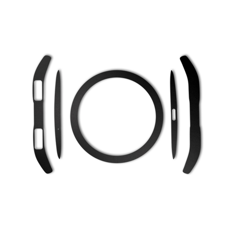 بسته 2 عددی برچسب ماهوت مدل Black-color-shades Special مناسب برای ساعت هوشمند Samsung Gear S3 Frontier