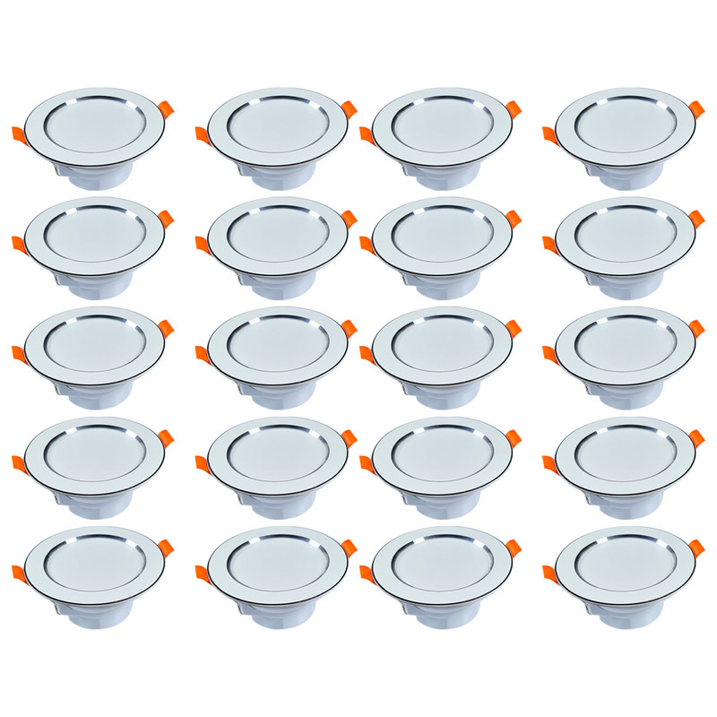 پنل ال ای دی 8 وات مودی مدل سه حالته طرح دور آلومینیوم کد IR-MD4808-SL بسته 20 عددی