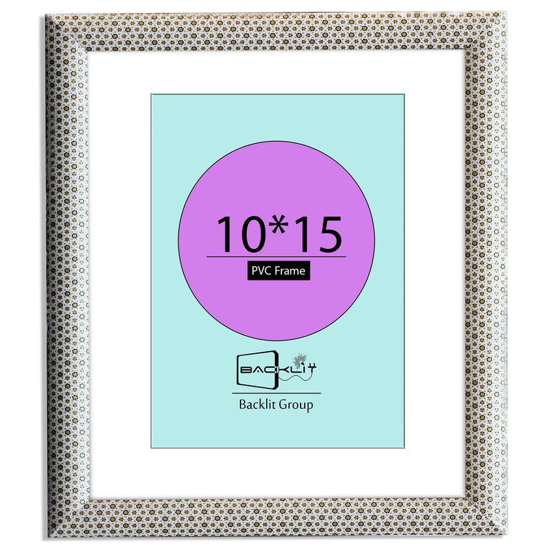 خرید و قیمت قاب عکس بکلیت مدل طرح خاتم مدل پاسپارتو W-10x15