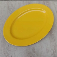 دیس برنج ملامین رنگی زرد مارک یزد ملامین دارای استاندارد مواد درجه یک تعداد یک عددی سایز 35 در 25 