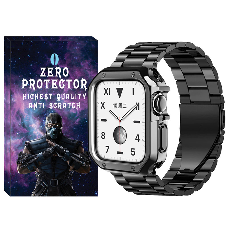 بند زیرو مدل 3Bid-Cover-ZR مناسب برای اپل واچ Ultra 49 میلیمتری به همراه کاور