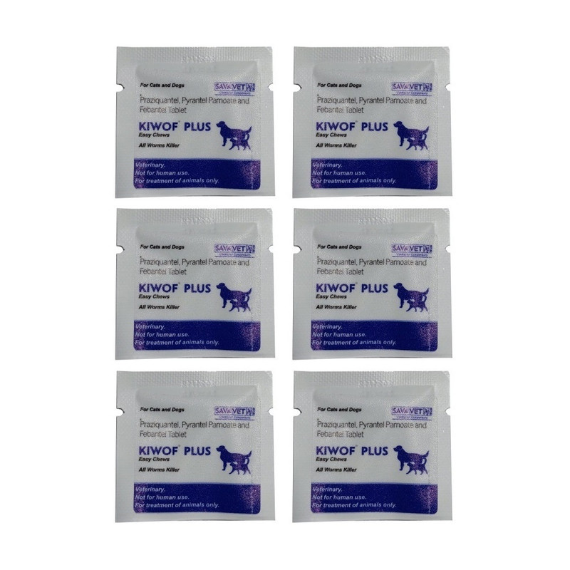 قرص ضد انگل سگ و گربه ساواوت هند مدل 3 منظوره بسته 6 عددی