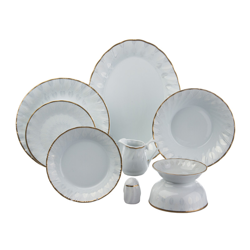 سرویس غذاخوری 30 پارچه چینی توس طرح پیوگا