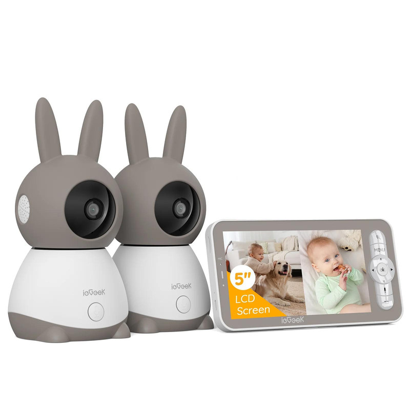 مانیتور و پیجر اتاق کودک آی جیک مدل 2K BABY 1T مجموعه سه عددی