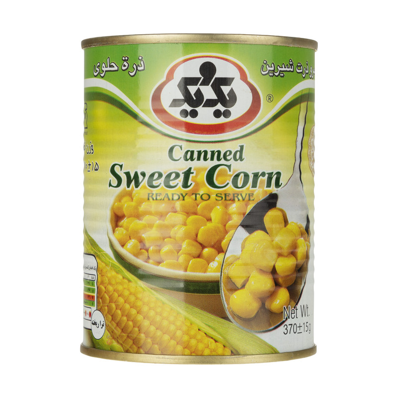 کنسرو ذرت شیرین یک و یک 370 گرم