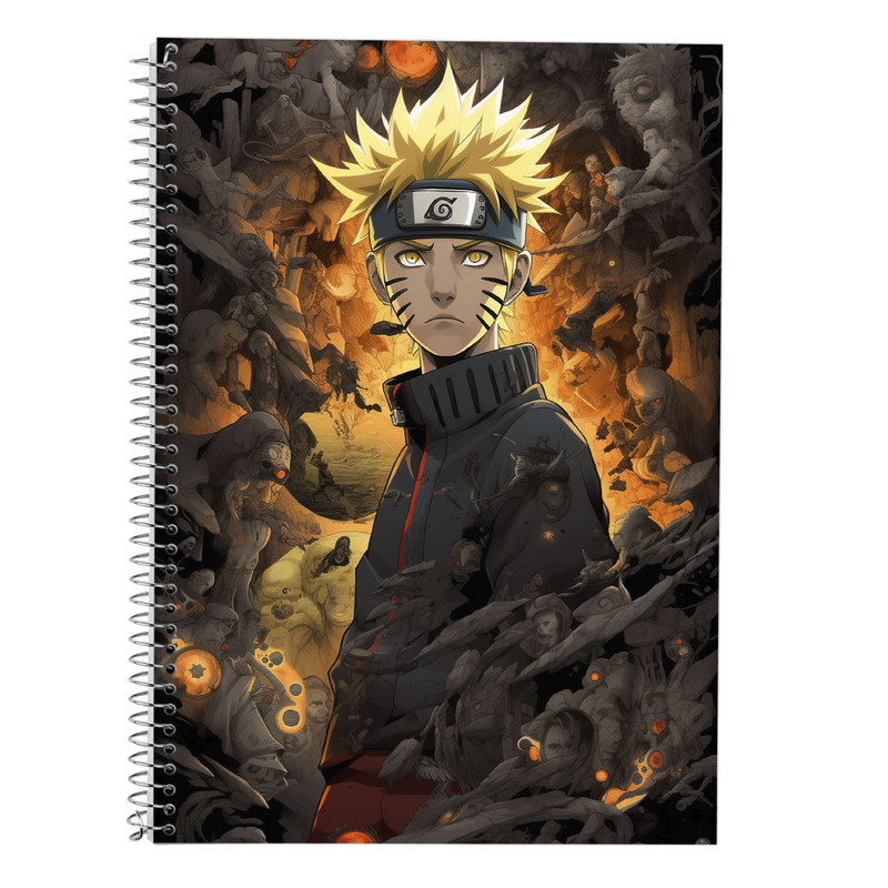 دفتر لغت 50 برگ مدوپد طرح Naroto کد DF11402