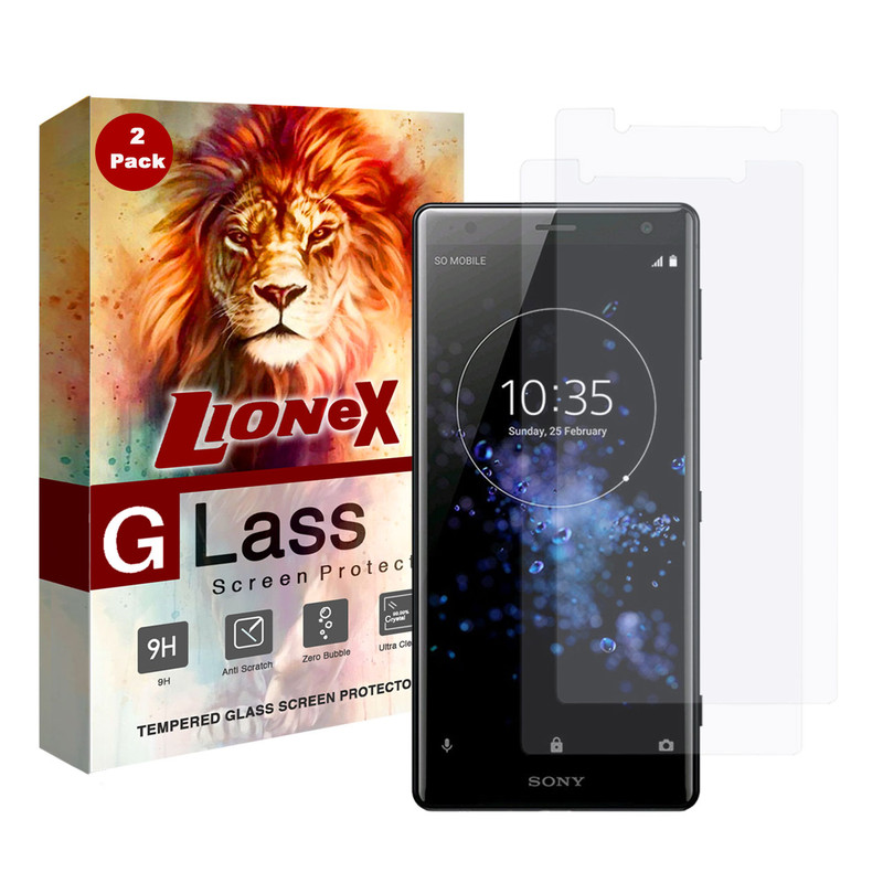 محافظ صفحه نمایش لایونکس مدل UPS مناسب برای گوشی موبایل سونی Xperia XZ2 بسته دو عددی