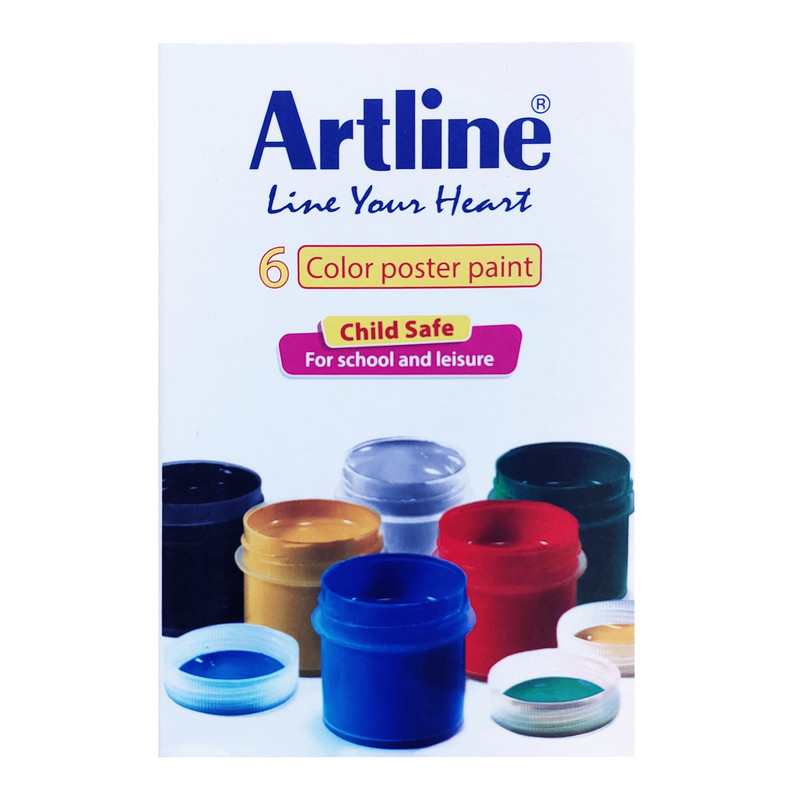 خرید و قیمت گواش 6 رنگ آرت لاین مدل Child safe