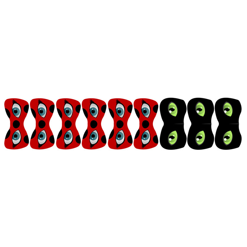 استیکر دیواری کودک باروچین طرح دختر کفشدوزکی و پسر گربه ای کد 1