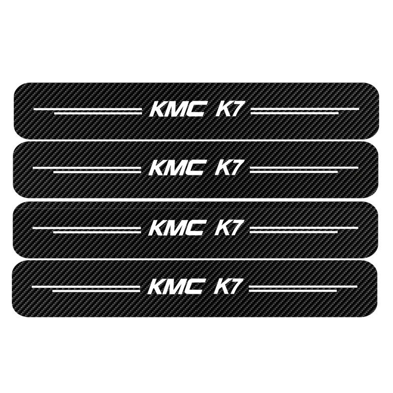 برچسب بدنه خودرو مهدیار طرح پارکابی کربن کد SP171 مناسب برای جک K7 بسته 4 عددی