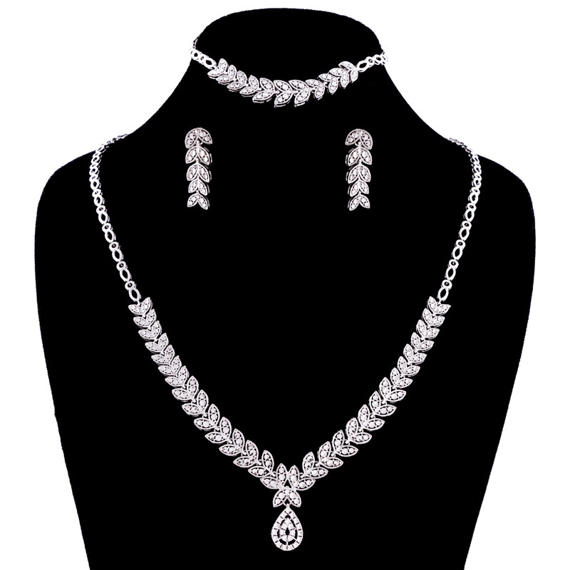 نیم ست نقره زنانه کد 1123