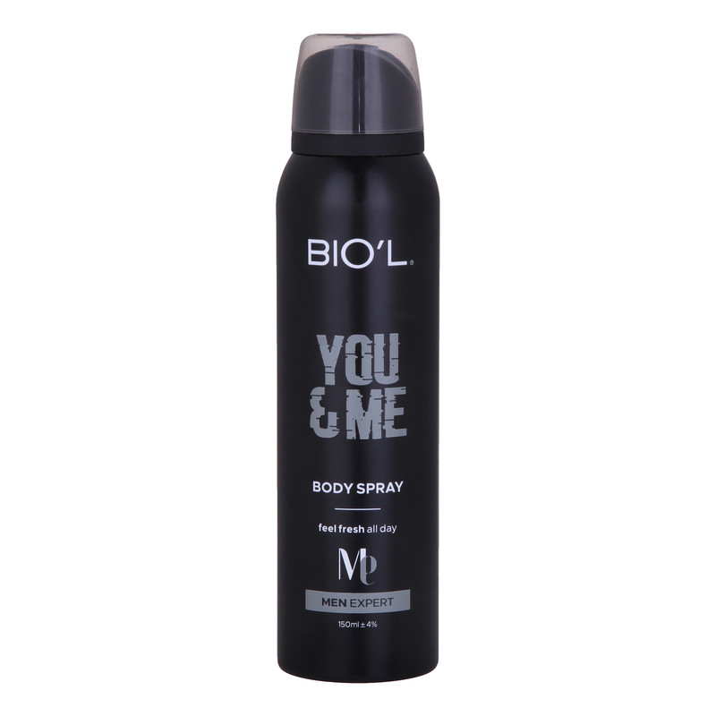 اسپری خوشبو کننده بدن مردانه بیول مدل You & Me حجم 150 میلی لیتر