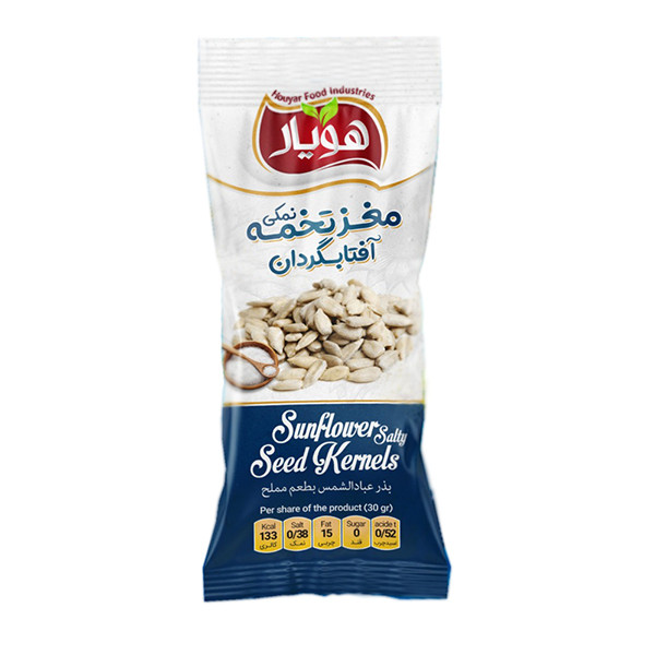 مغز تخمه آفتابگردان نمکی هویار - 40 گرم
