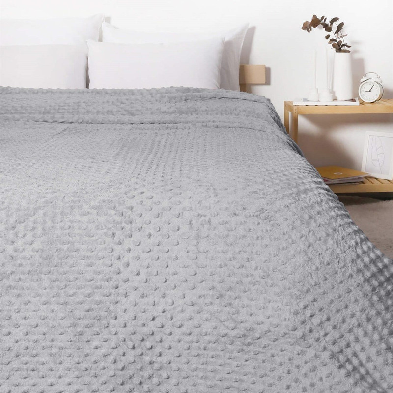 خرید و قیمت پتو مرینوس مدل Pearl Gri دو نفره سایز 220×200 سانتی متر