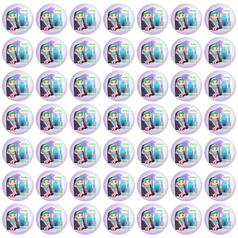 مگنت خندالو طرح کودکانه سلام فرمانده میلاد امام زمان نیمه شعبان کد 25529 بسته 49 عددی