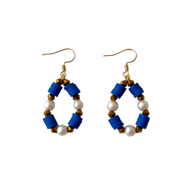 گوشواره دست ساز زنانه مدل مرواریدی