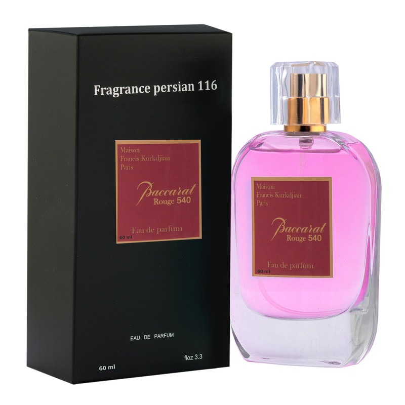 ادوپرفیوم زنانه فراگرنس پرشیا 116 مدل باکارات رژ540 حجم 60 میلیلیتر