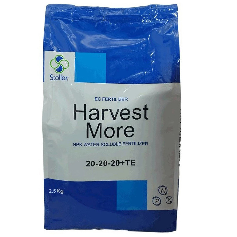 کود 20-20-20 استولر مدل Harvest More وزن 2.5 کیلوگرم
