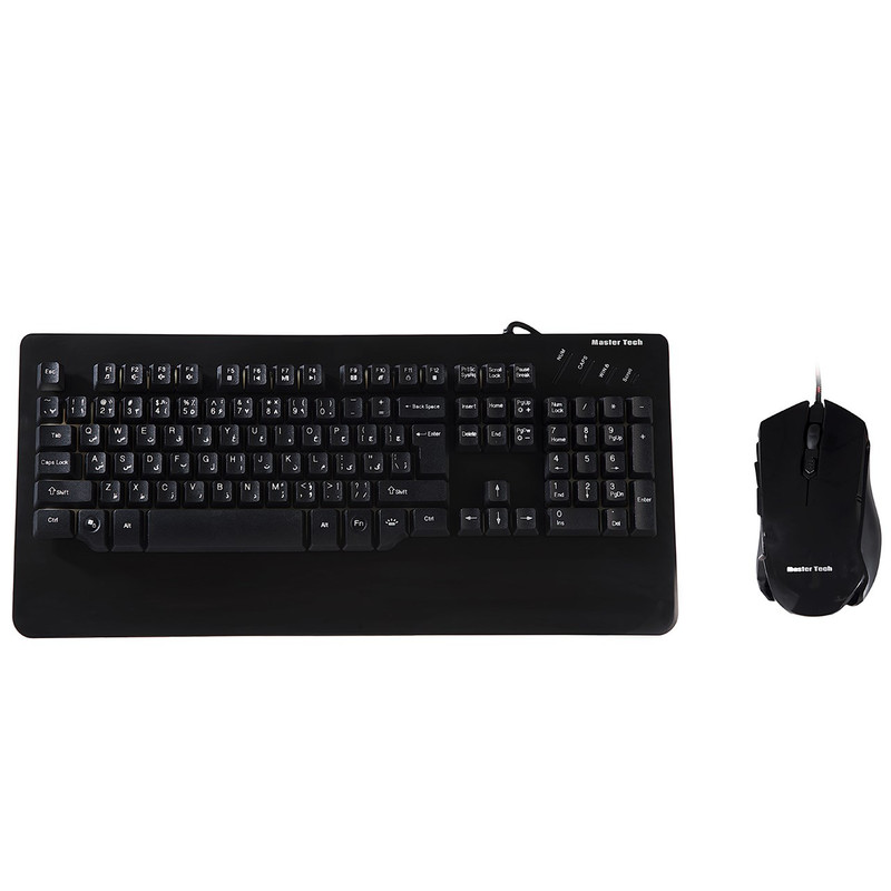 کیبورد و ماوس مستر تک مدل MK8000 Mech با حروف فارسی