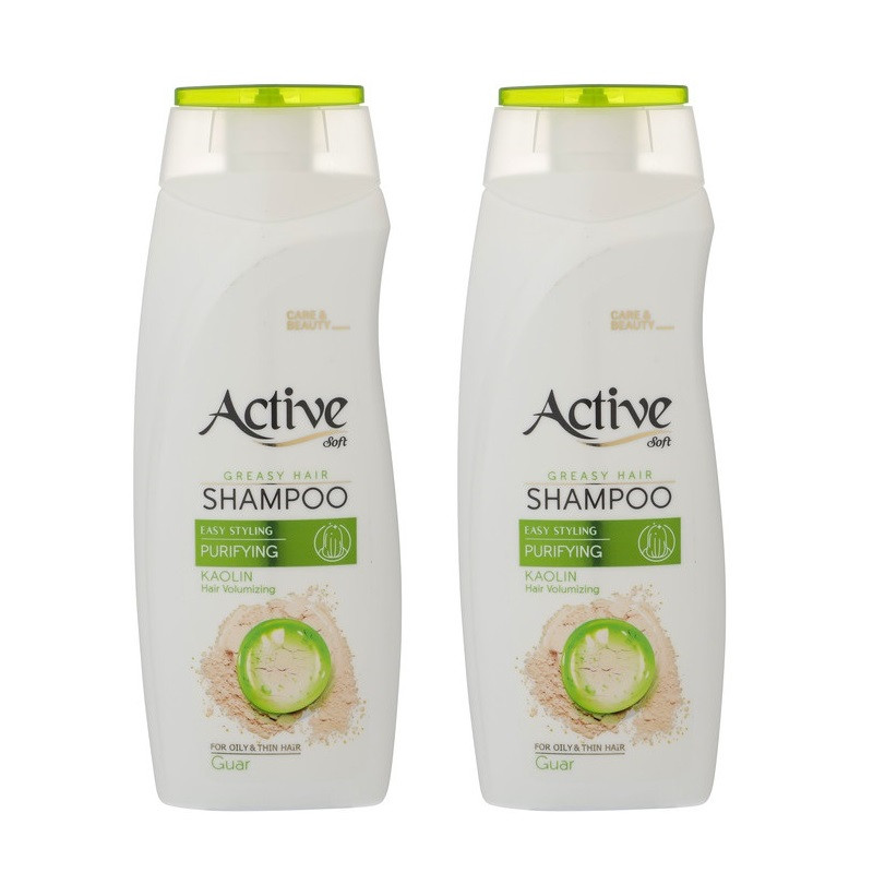 شامپو مو اکتیو مدل گوار حجم 350 میلی لیتر بسته 2 عددی
