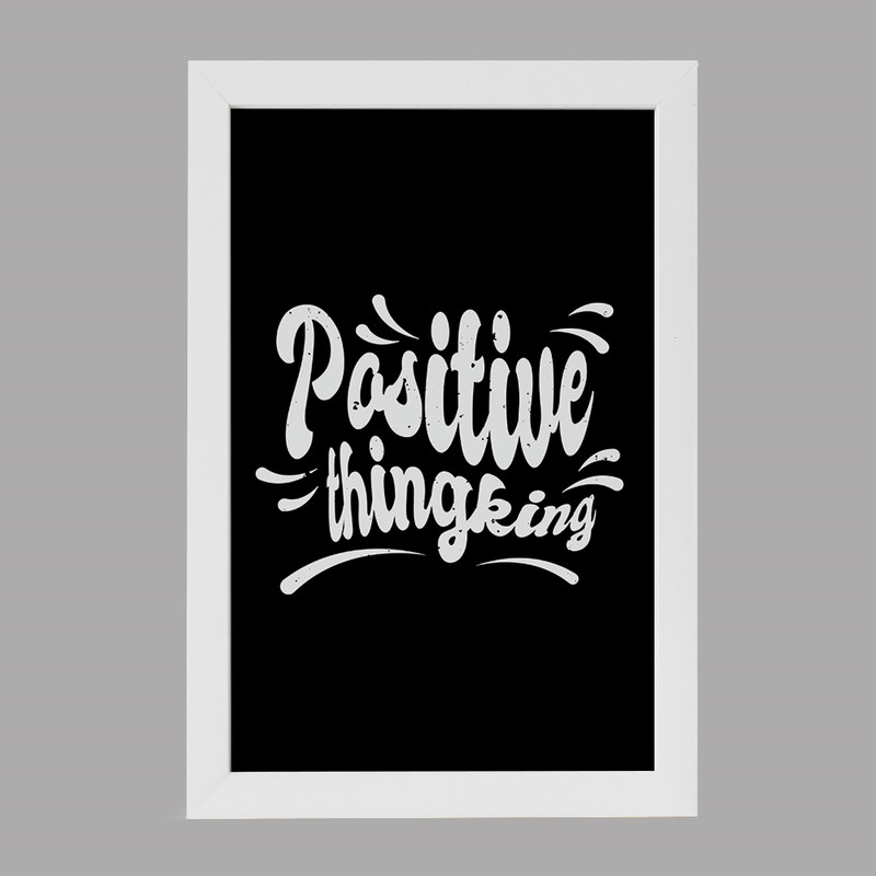 تابلو خندالو مدل Pasitive Thingking کد F1041