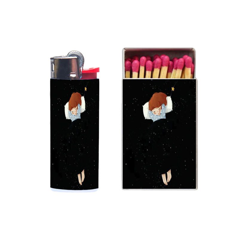 فندک مدل فضایی کد 725 به همراه کبریت