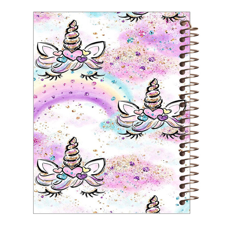 دفتر 80 برگ طرح یونیکورن کد J110