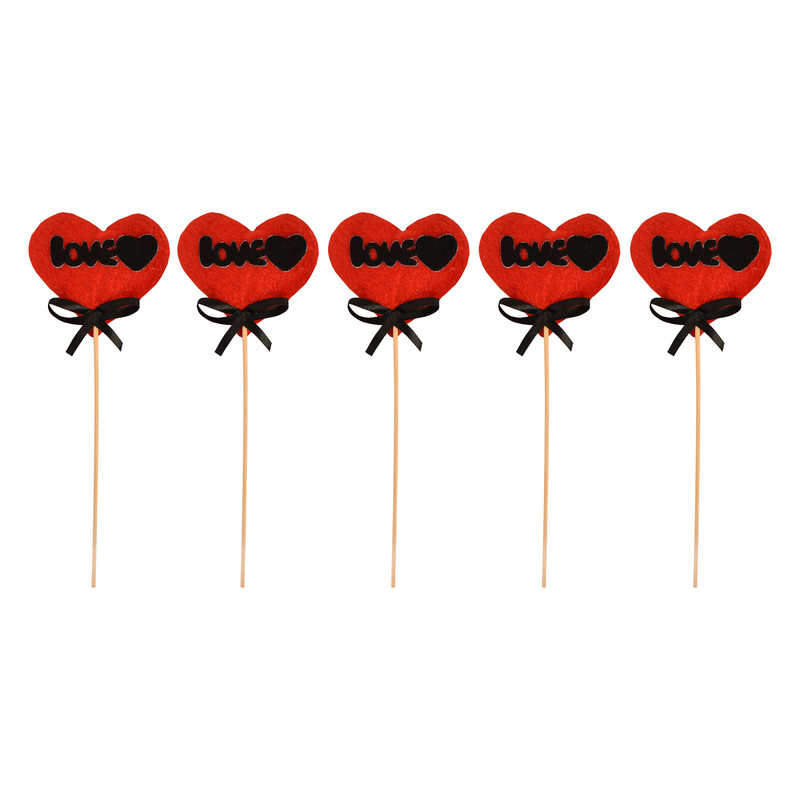 تاپر طرح قلب بسته 5 عددی