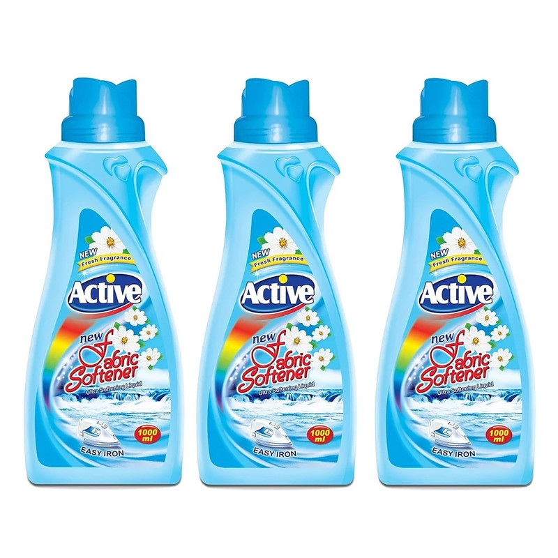 نرم کننده حوله و لباس اکتیو مدل 02 حجم 1 میلی لیتر مجموعه 3 عددی