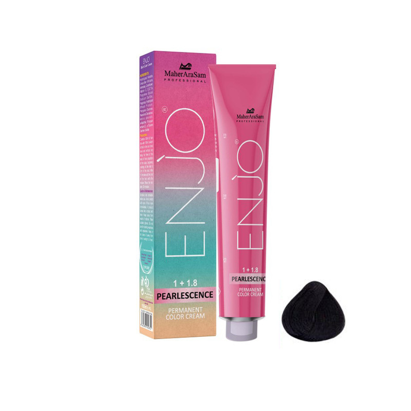 رنگ مو انجو سری طبیعی شماره N1 حجم 100 میلی لیتر رنگ مشکی